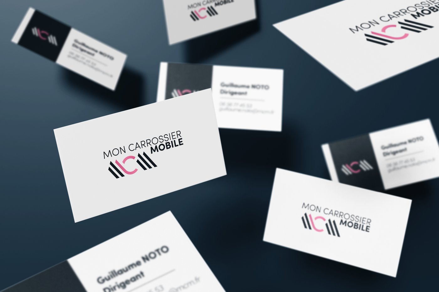 Cartes de visite Mon Carrossier Mobile