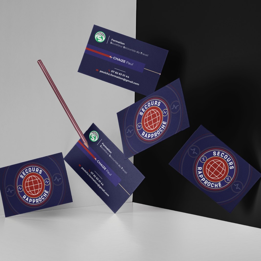 Cartes de visite Secours Rapproché