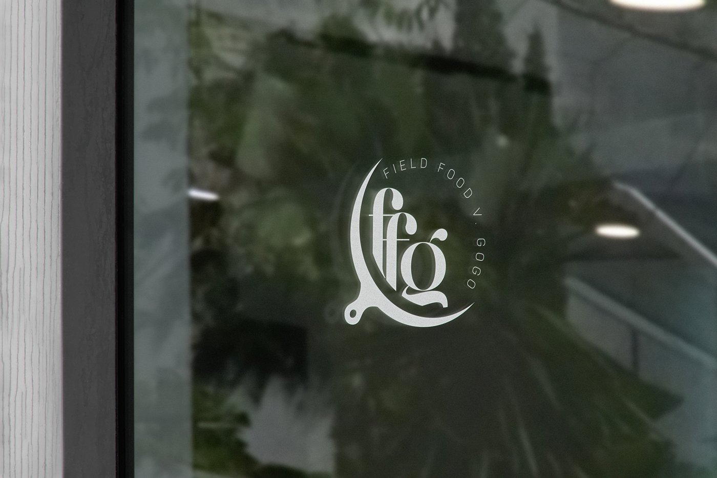Logo Field Food V. Gogo en vitrine